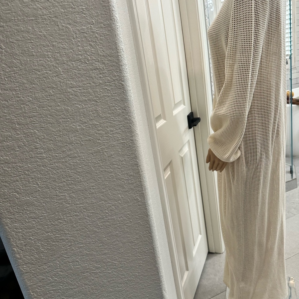 Frame Knit Long Swim Coverup - Picture 5 of 9